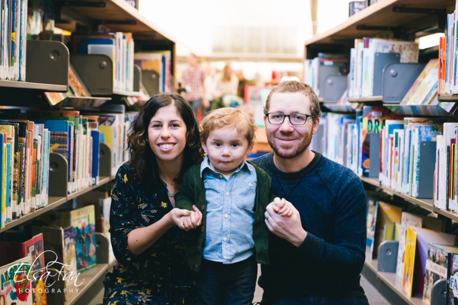 Vancouver Central Library Family Photo