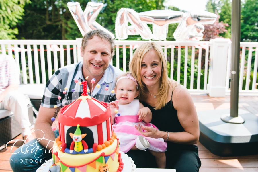 Vancouver First Birthday Party Photo